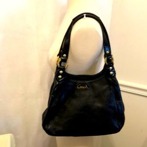 Coach Black Leather Hobo